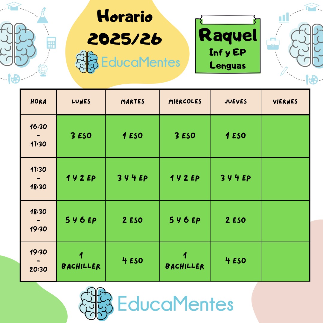 Horario EducaMentes 1