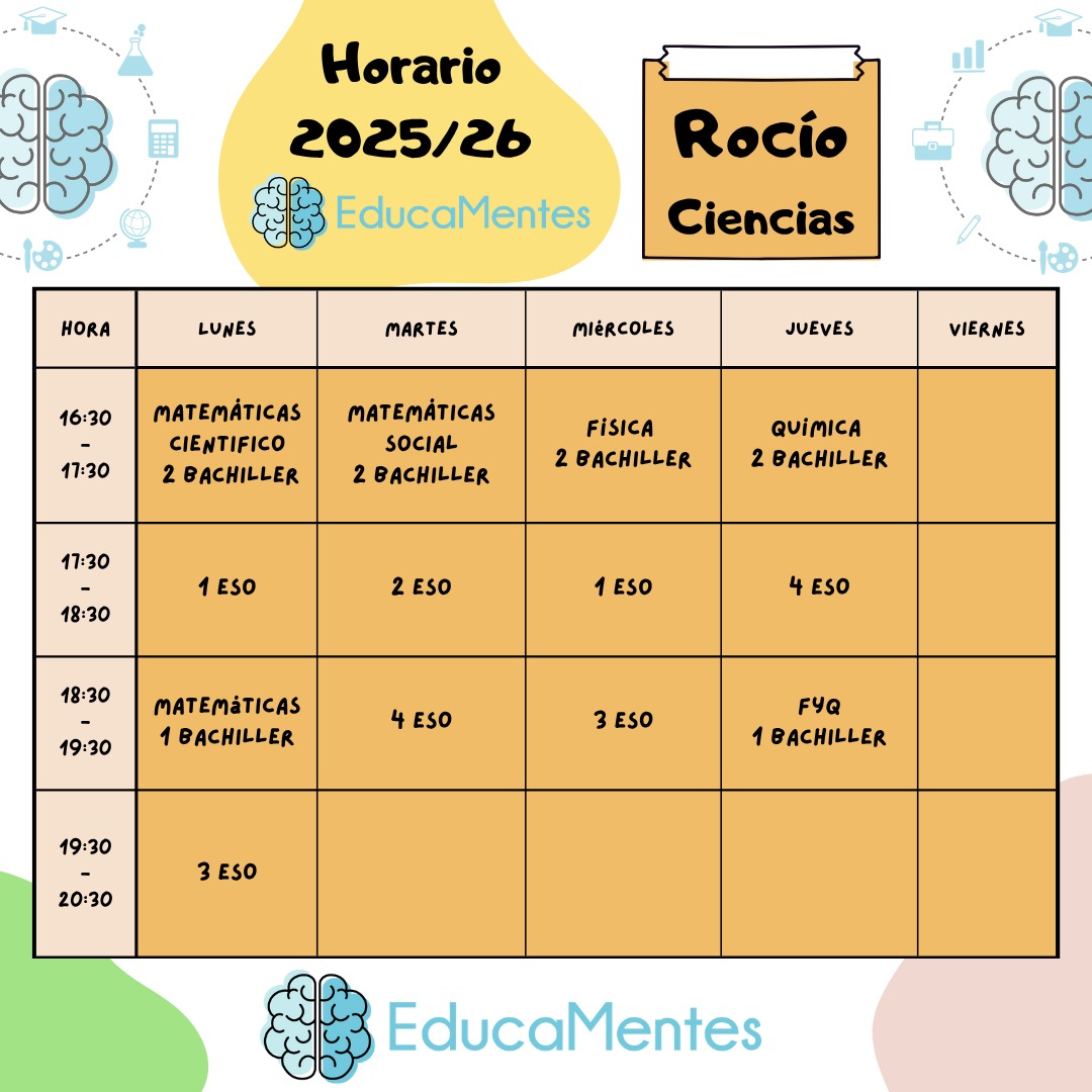 Horario EducaMentes 2
